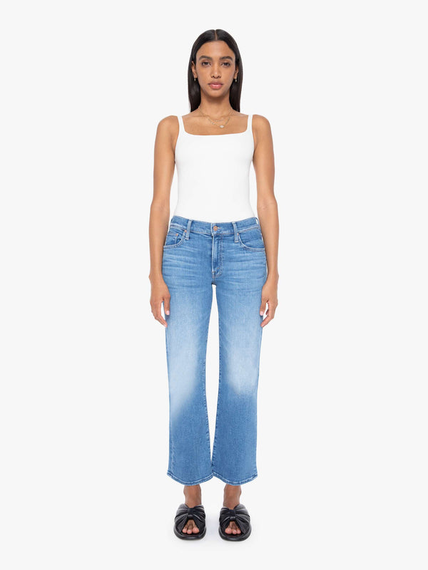 Mother Denim Mid Rise Rambler Zip Ankle