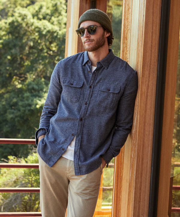 Outerknown Transitional Flannel Utility Shirt
