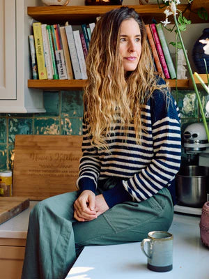 Faherty Miramar Linen Crewneck