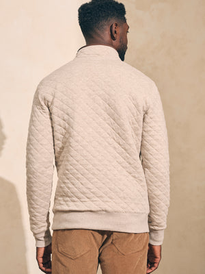 Faherty Epic Quilted Fleece Pullover