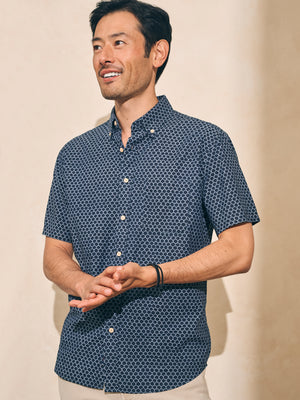 Faherty Short-Sleeve Stretch Playa Shirt