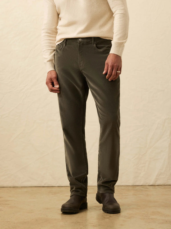 Faherty Stretch Terry Corduroy 5-Pocket Pant
