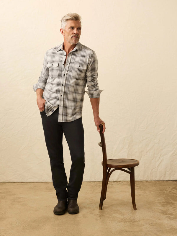 Faherty Legend Sweater Shirt (Double Pocket)