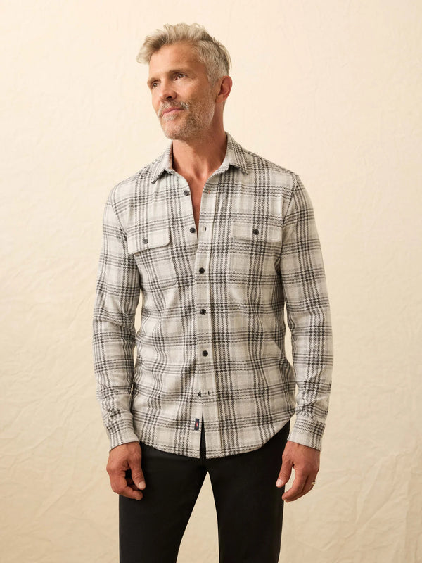 Faherty Legend Sweater Shirt (Double Pocket)