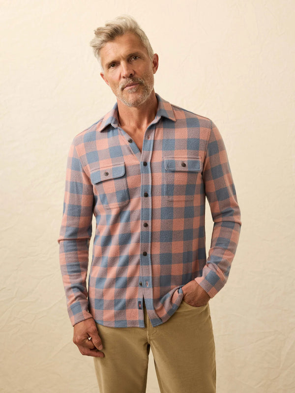 Faherty Legend Sweater Shirt (Double Pocket)