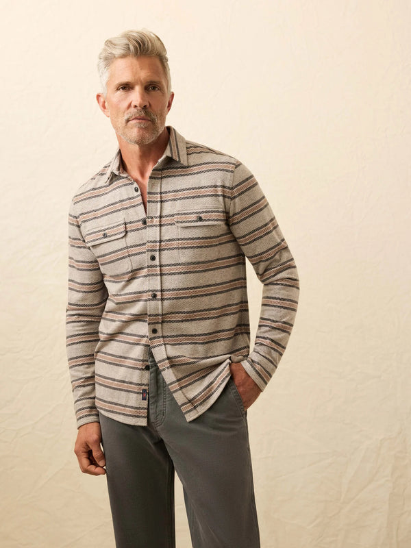 Faherty Legend Sweater Shirt (Double Pocket)