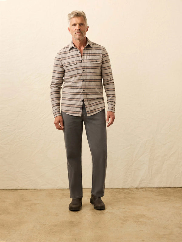 Faherty Legend Sweater Shirt (Double Pocket)