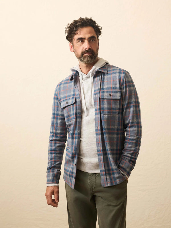 Faherty Legend Sweater Shirt (Double Pocket)