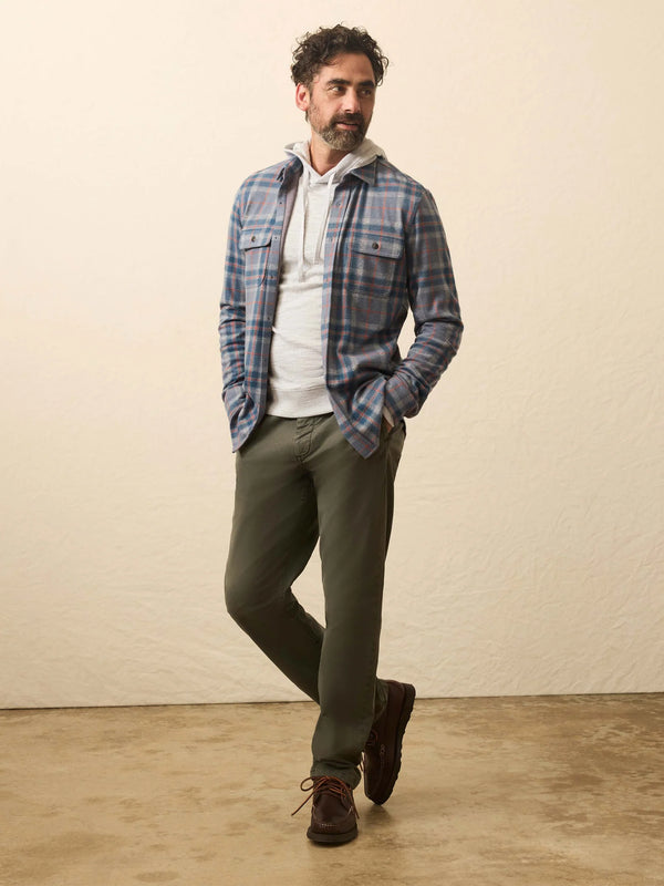 Faherty Legend Sweater Shirt (Double Pocket)