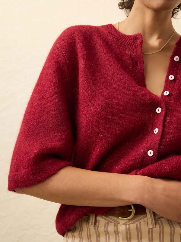 Faherty Apres Alpaca Cardigan