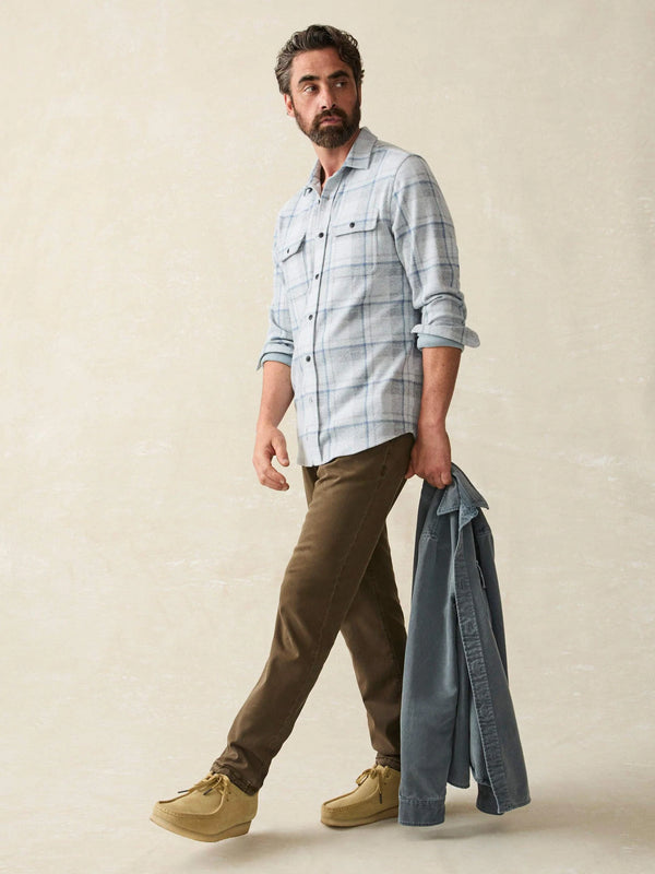 Faherty Legend Sweater Shirt (Double Pocket)