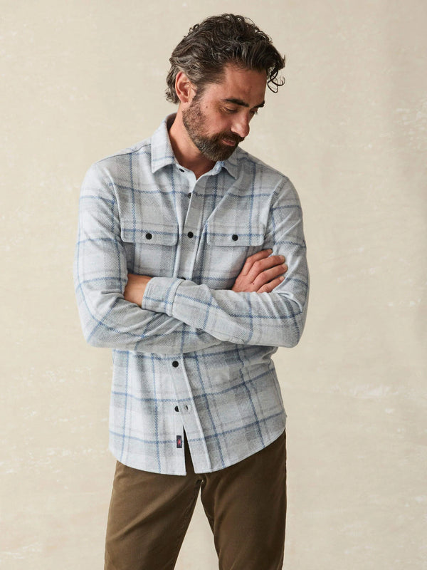Faherty Legend Sweater Shirt (Double Pocket)