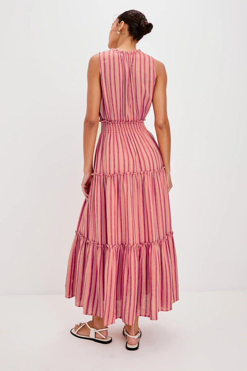 【LOULOUSEOUL】Rose Latte Slim Dress (Scarf Set / Brown) $_12.JPG?set_id=880000500F