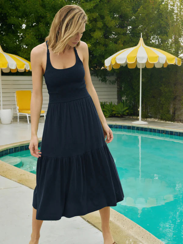 Nation LA Penelope Smocked Midi Dress