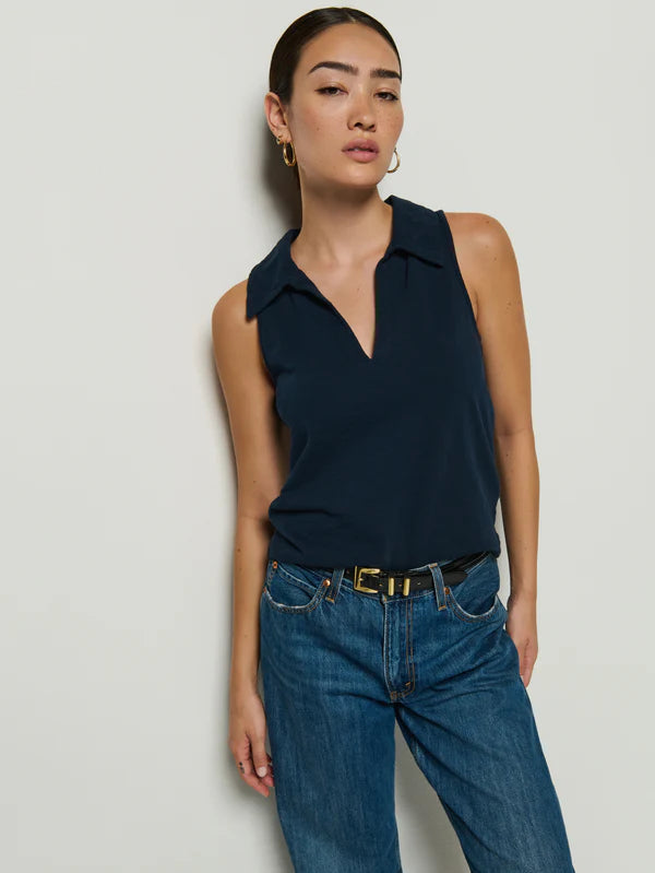 Nation LA Roberta Collared Tank