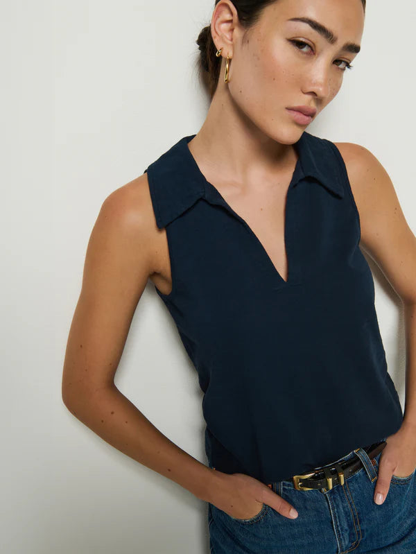 Nation LA Roberta Collared Tank