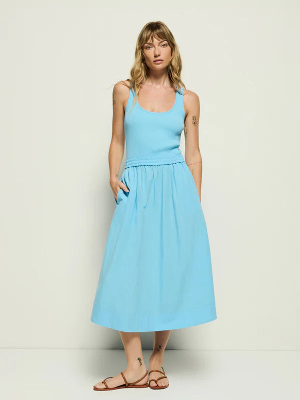 Nation LA Sadelle Combo Midi Dress