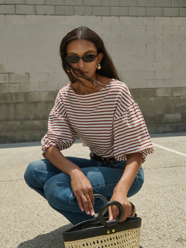 Nation LA Sandra Boatneck Top