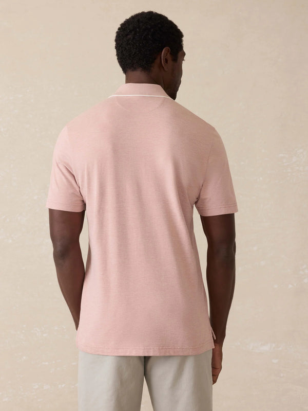 Faherty Short-Sleeve Movement Pique Polo