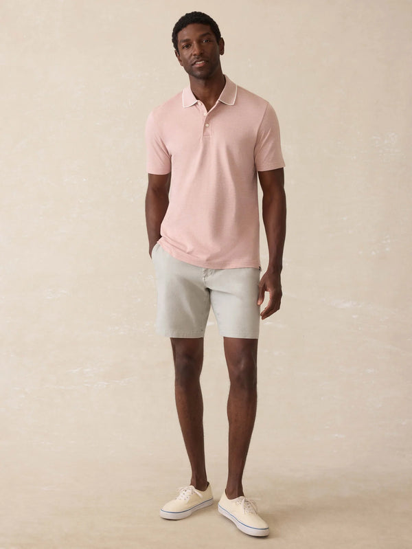 Faherty Short-Sleeve Movement Pique Polo