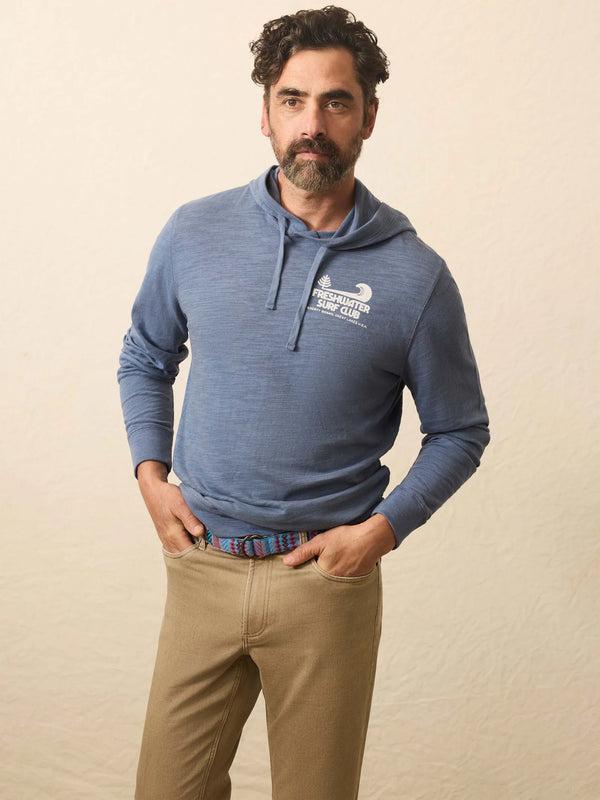 Faherty Sunwashed Slub Graphic Hoodie