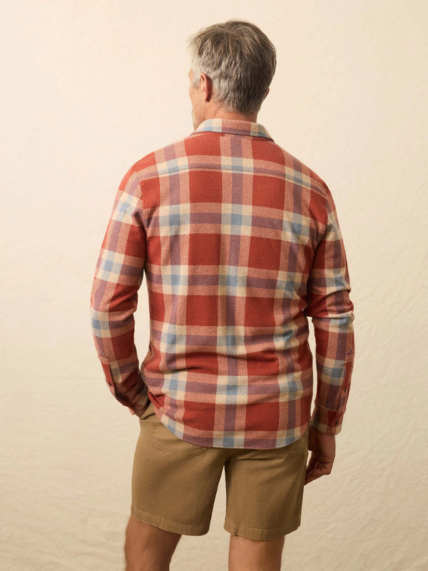 Faherty Legend Sweater Shirt (Double Pocket)
