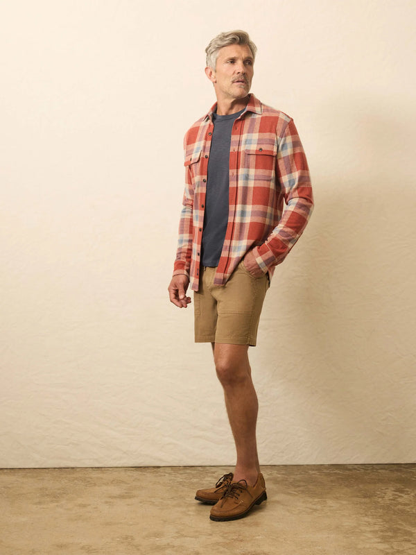 Faherty Legend Sweater Shirt (Double Pocket)