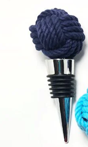 Nautical Monkey Fist Bottle Stopper