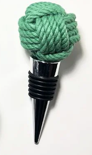 Nautical Monkey Fist Bottle Stopper