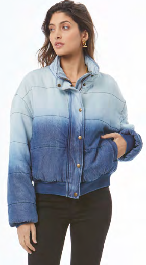 YFB Pippa Denim Puffer Jacket