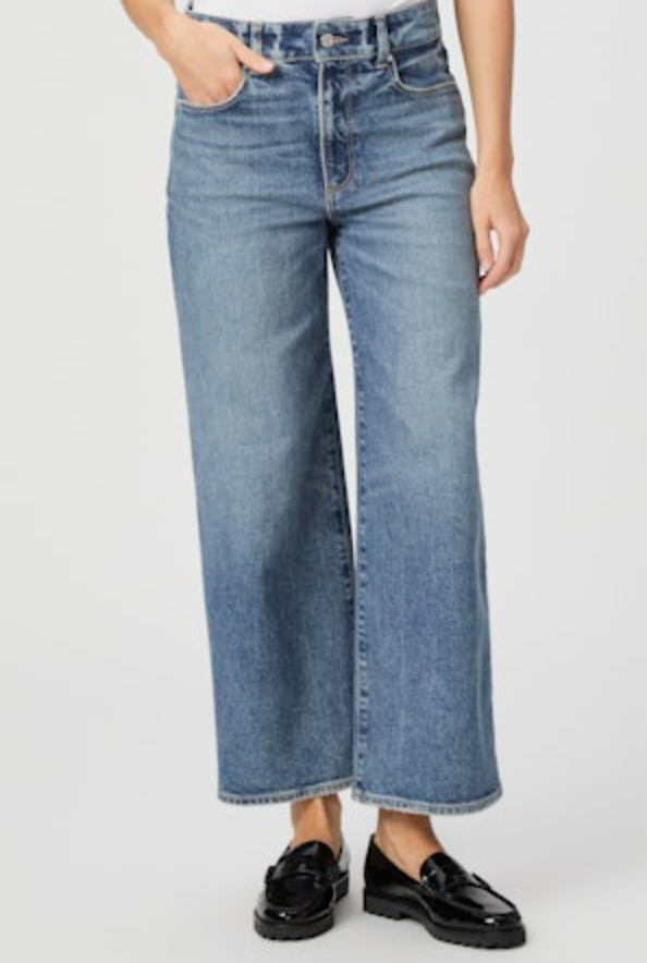 Paige Sasha Ankle Wide Leg Jean