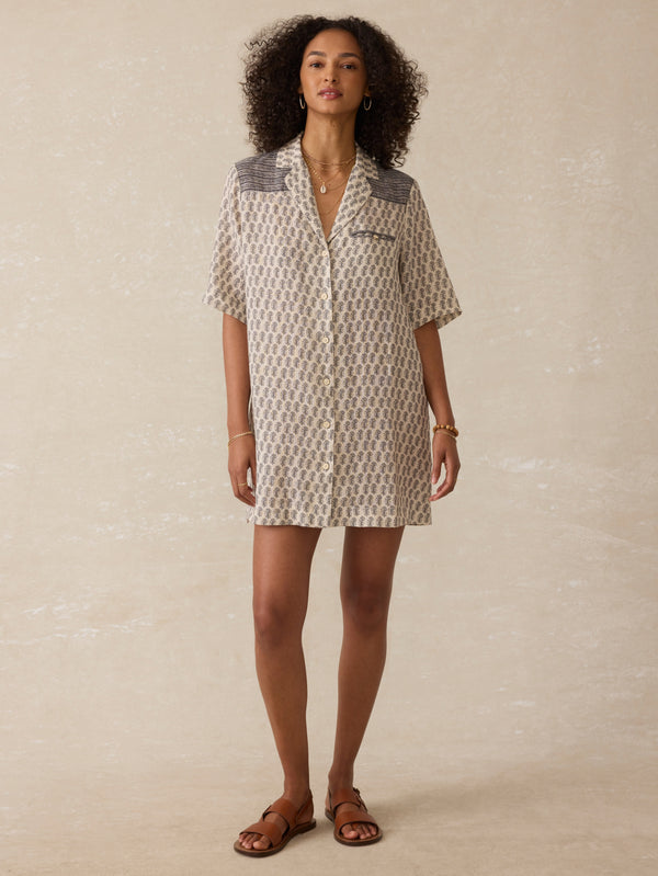 Faherty Paradise Point Linen Dress
