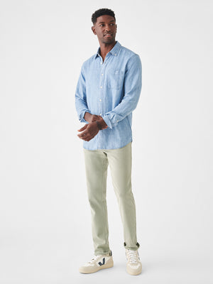 Faherty Tried & True Chambray Shirt