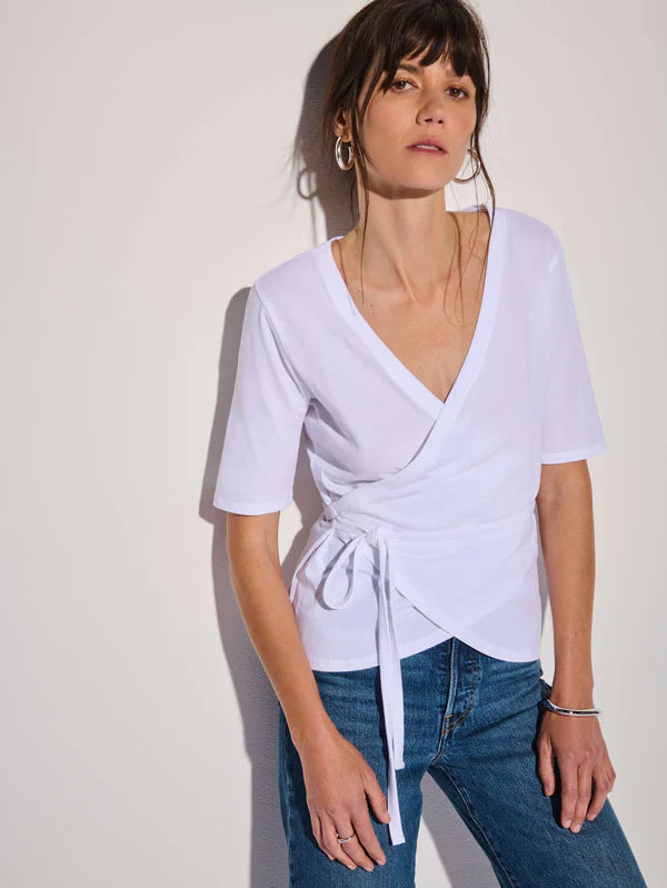 Nation LA Bianca Wrap Tee