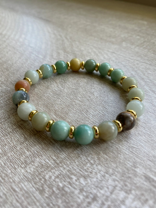 UnCage Beaded Bracelet - Amazonite