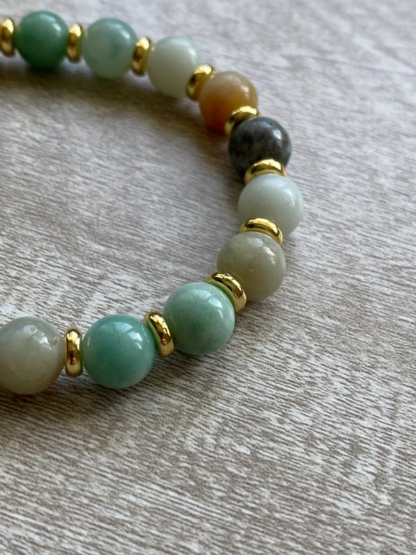UnCage Beaded Bracelet - Amazonite