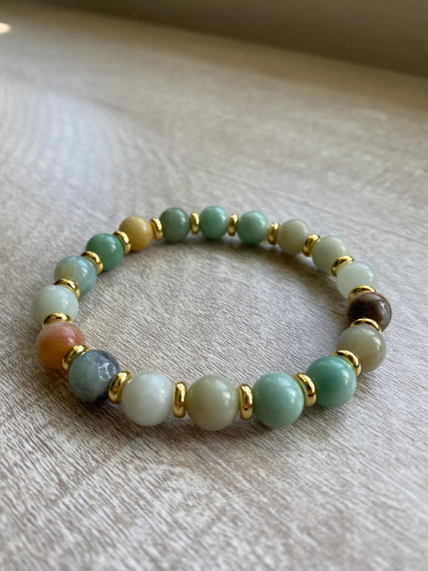 UnCage Beaded Bracelet - Amazonite