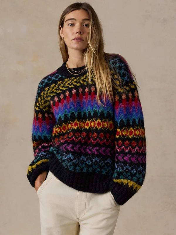 Faherty Après Alpaca Midnight Bay Crew