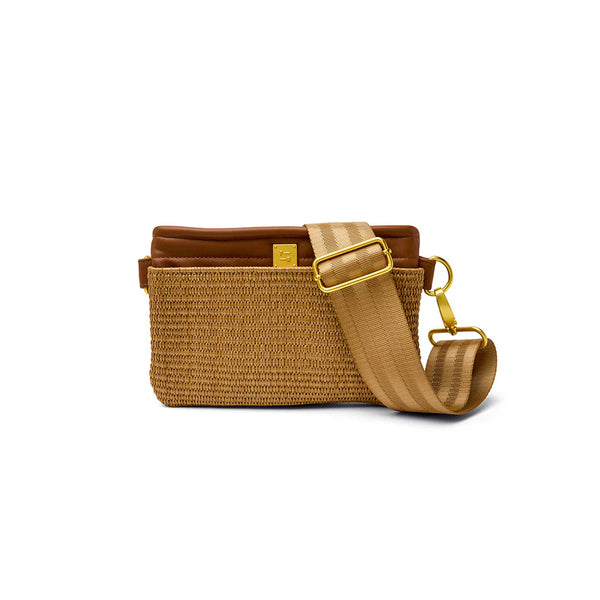 Think Royln Raffia Bum Bag