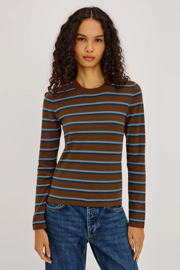Rails Davie Cotton Cashmere Long Sleeve Tee