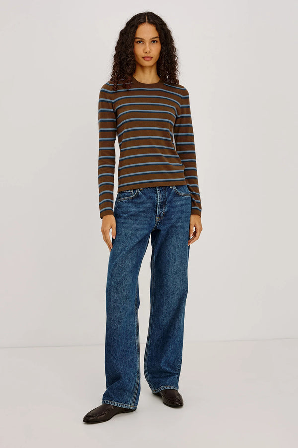 Rails Davie Cotton Cashmere Long Sleeve Tee