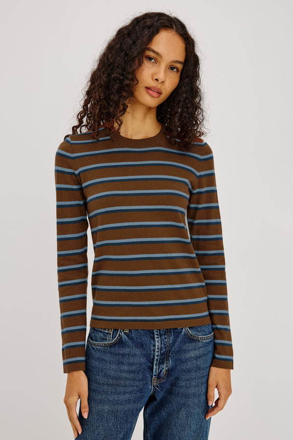 Rails Davie Cotton Cashmere Long Sleeve Tee