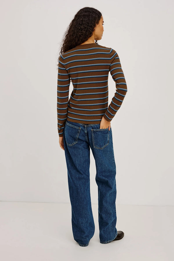 Rails Davie Cotton Cashmere Long Sleeve Tee