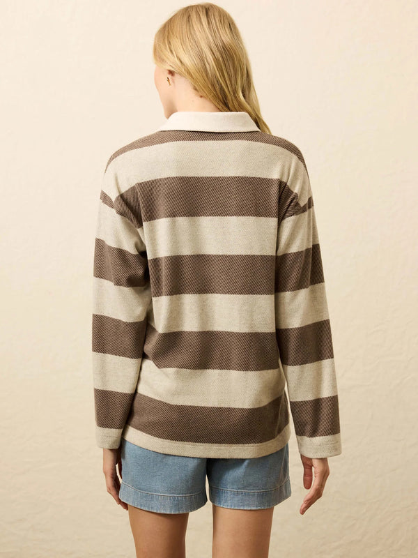 Faherty Legend Sweater Rugby Popover