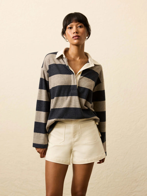Faherty Legend Sweater Rugby Popover