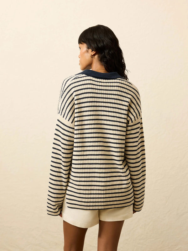 Faherty Miramar Linen Relaxed Polo