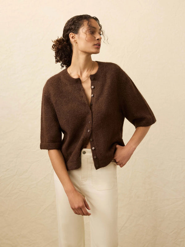 Faherty Apres Alpaca Cardigan