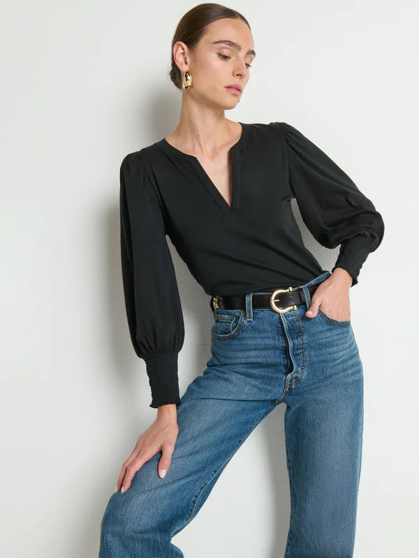 Nation LA Flora Peasant Tee