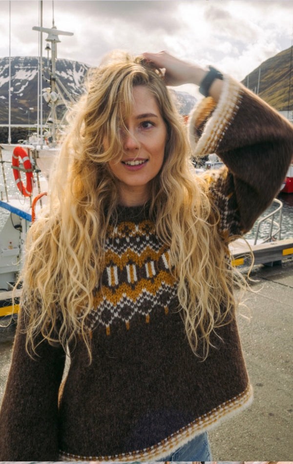 Faherty Summit Fairisle Crew Sweater