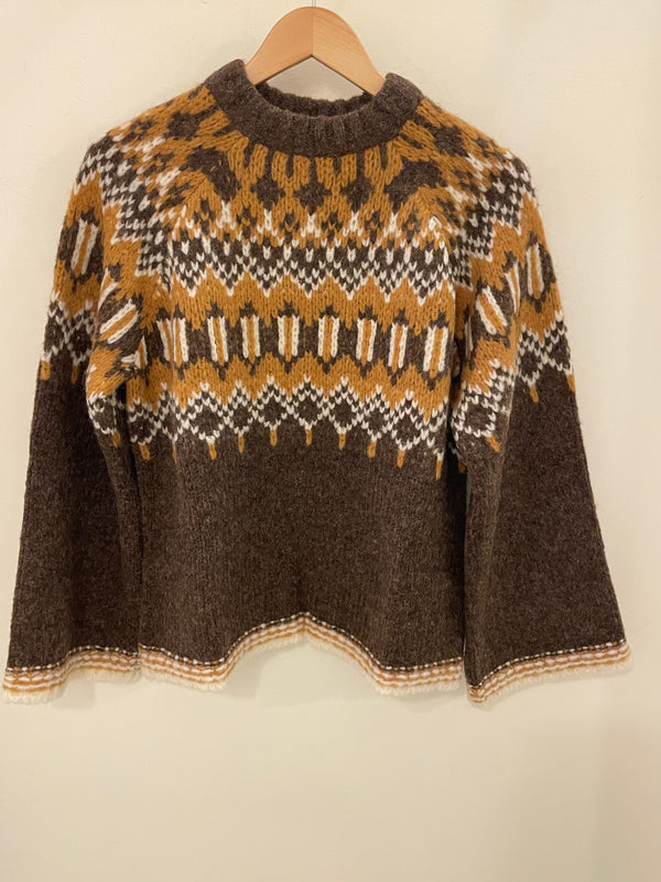Faherty Summit Fairisle Crew Sweater